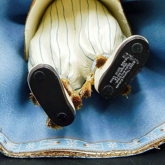 Thomas Kinkade Frosty Christmas Eve Santa Portrait Figure 8 Inch Old World Santa - Picture 9 of 12